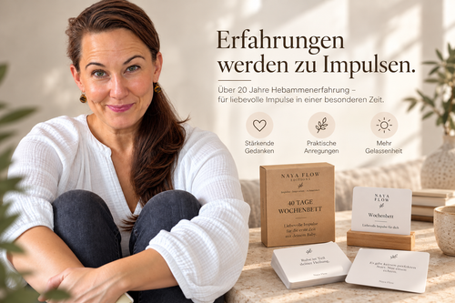 40 Tage Wochenbett – Liebevolle Impulskarten für die erste Zeit mit deinem Baby